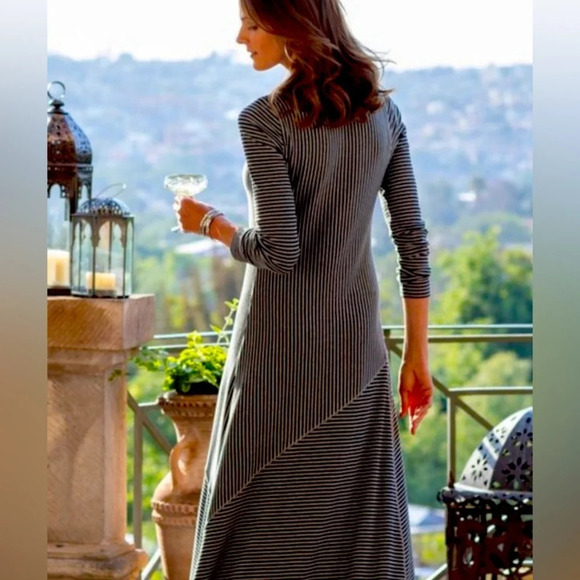 Soft Surroundings Striped Maxi Ryley Dress - Picture 7 of 13